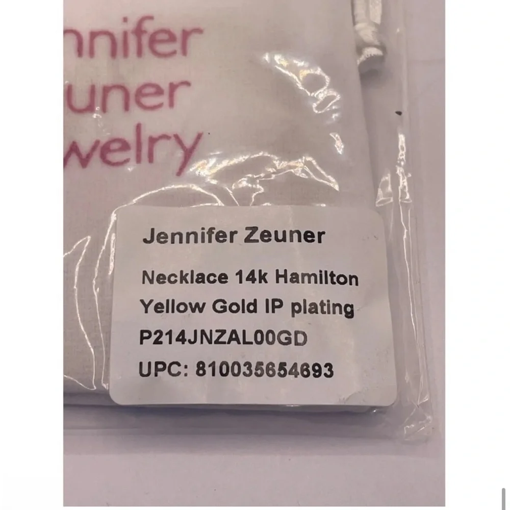 Jennifer Zuener gold “Hamilton” necklace - Picture 5 of 6